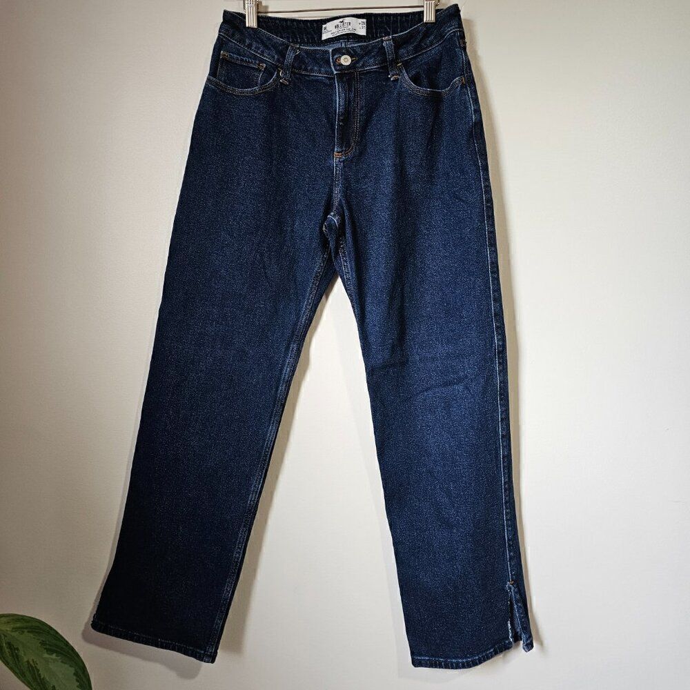 EUC LIKE NEW HOLLISTER CA CURVY LOW RISE DAD JEANS VINTAGE STRETCH SIZE 9R 29W